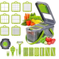 Многофункціональний овочерізка 22 в 1 з насадками ідеальний помічник для кухні